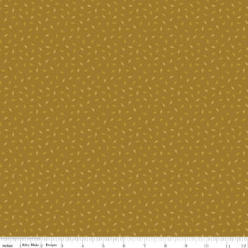 CLEARANCE Buttermilk Homestead Burst C11655 Goldenrod - Riley Blake Designs - Tone-on-Tone Geometric - Quilting Cotton Fabric