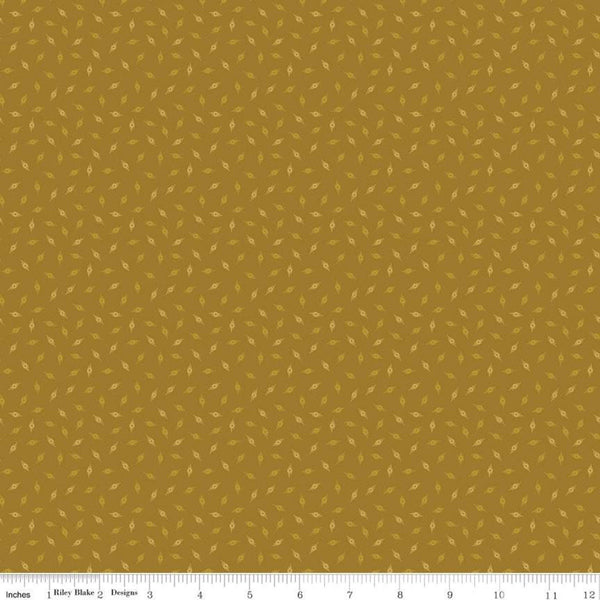 SALE Buttermilk Homestead Burst C11655 Goldenrod - Riley Blake Designs - Tone-on-Tone Geometric - Quilting Cotton Fabric