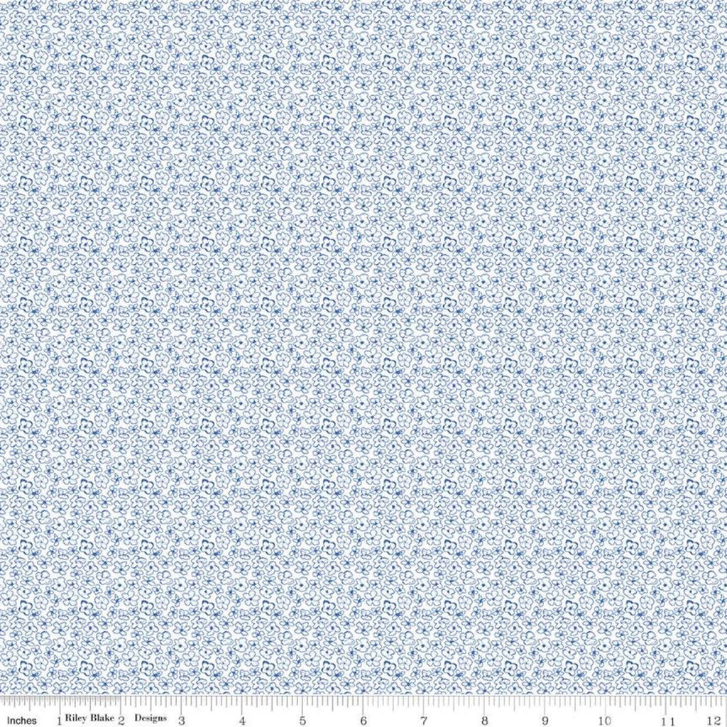Sunshine and Dewdrops Ditsy C11975 Cloud - Riley Blake Designs - Floral Flowers Off White - Quilting Cotton Fabric