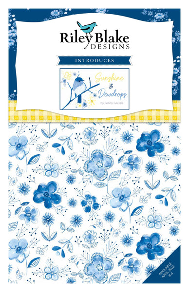 SALE Sunshine and Dewdrops Fat Quarter Bundle 25 pieces - Riley Blake Designs - Pre cut Precut - Floral - Quilting Cotton Fabric