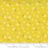 CLEARANCE Seashore Drive Blossom 37622 Citrine - Moda Fabrics - Floral Flowers - Quilting Cotton Fabric