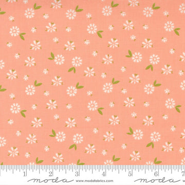 DEAL Seashore Drive Blossom 37622 Cantalope - Moda Fabrics - Floral Flowers Peach - Quilting Cotton Fabric