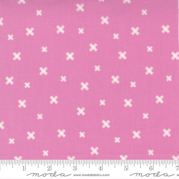 CLEARANCE Seashore Drive Nautical 37623 Sweet Pea - Moda Fabrics - Geometric Crosses - Quilting Cotton Fabric