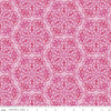 SALE Blissful Blooms Damask C11912 Pink - Riley Blake Designs - Tone-on-Tone Medallions - Quilting Cotton Fabric