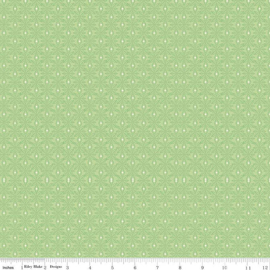 SALE Little Women Wallpaper C11876 Sweet Pea - Riley Blake - Louisa May Alcott Geometric Tone-on-Tone Damask  - Quilting Cotton Fabric