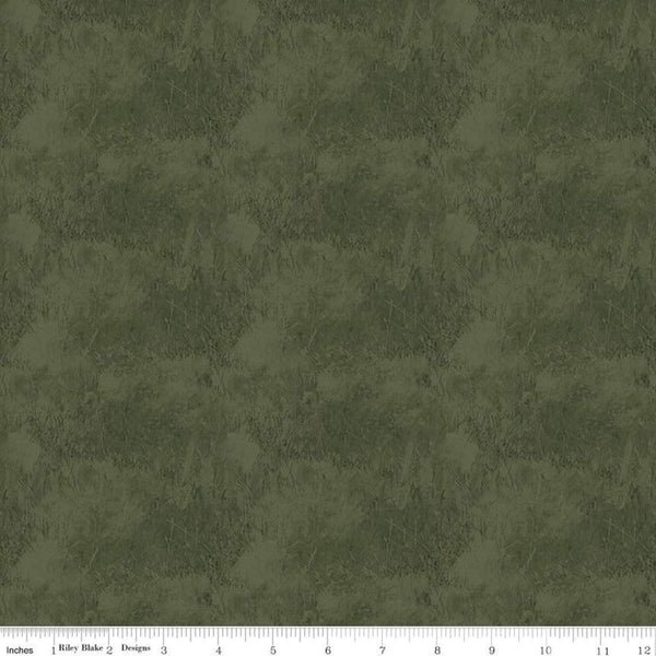 SALE Nature's Window Grass C11863 Forest - Riley Blake Designs - Tone-on-Tone - Quilting Cotton Fabric