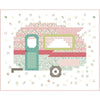 SALE Beverly McCullough Happy Camper Quilt PATTERN P138 - Riley Blake Designs - INSTRUCTIONS Only - Pixelated Retro Camper Trailer - Easy