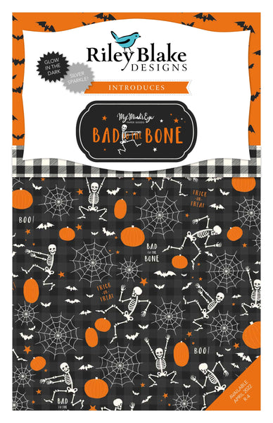 Bad to the Bone Layer Cake 10" Stacker Bundle - Riley Blake Designs - 42 piece Precut Pre cut - Halloween - Quilting Cotton Fabric