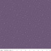SALE Dapple Dot C640 Grape - Riley Blake Designs - Scattered Pin Dots Dotted Purple - Quilting Cotton Fabric
