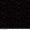 DEAL Dapple Dot C640 Black - Riley Blake Designs - Scattered Pin Dots Dotted - Quilting Cotton Fabric