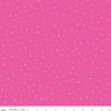 SALE Sunshine Blvd Sparkles C12105 Fuchsia - Riley Blake - Sunshine Boulevard Crosses Asterisks Non-Metallic Pink - Quilting Cotton Fabric