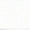 SALE Sunshine Blvd Sparkles C12105 White - Riley Blake Designs - Sunshine Boulevard Crosses Asterisks Non-Metallic - Quilting Cotton Fabric