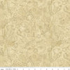 Halloween Whimsy Icons Parchment Cream Tone-on-Tone Fabric - C11823 - Riley Blake Quilting Cotton Fabric