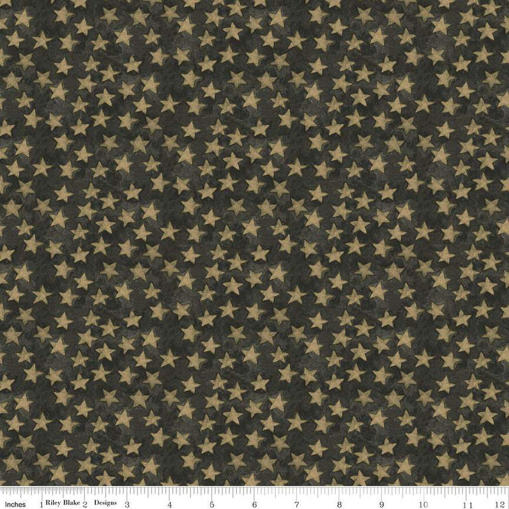 CLEARANCE Halloween Whimsy Stars C11824 Parchment - Riley Blake Designs -  Textured Background - Quilting Cotton Fabric