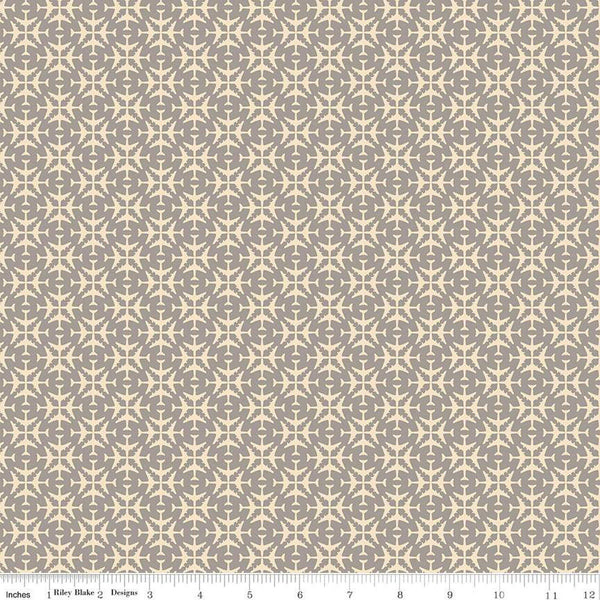 Fat Quarter End of Bolt - CLEARANCE Pan Am Geometric C12122 Taupe - Riley Blake - Airplanes Planes - Quilting Cotton Fabric