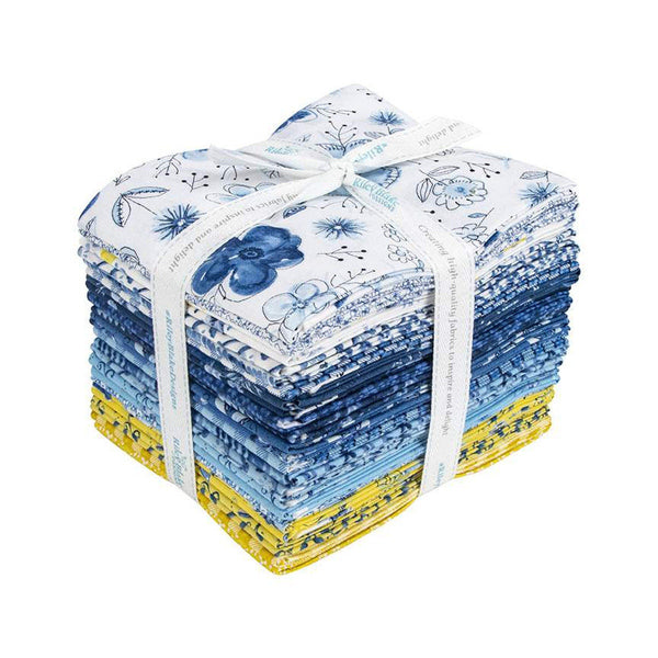 SALE Sunshine and Dewdrops Fat Quarter Bundle 25 pieces - Riley Blake Designs - Pre cut Precut - Floral - Quilting Cotton Fabric