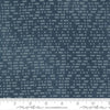 17" End of Bolt - CLEARANCE To the Sea Morse Code 16935 Ocean - Moda Fabrics - Geometric Dashes Blue - Quilting Cotton Fabric