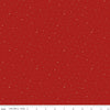 SALE Dapple Dot Barn Red Dotted Fabric - Riley Blake Quilting Cotton Fabric