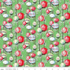 29" End of Bolt - Christmas Joys Ornaments C12251 Green - Riley Blake Designs - Pine Needles - Quilting Cotton Fabric