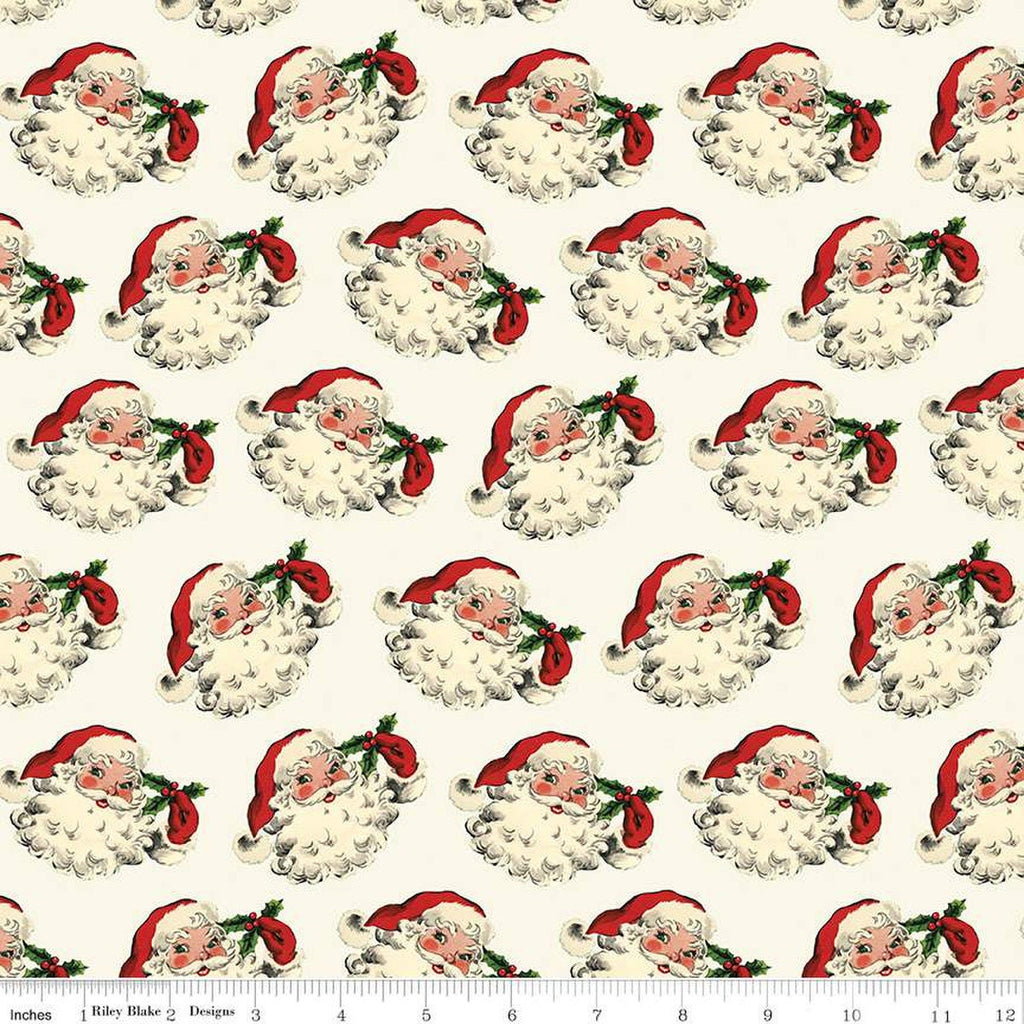 Old Fashioned Christmas Santa C12131 Cream - Riley Blake Designs - San –  Cute Little Fabric Shop