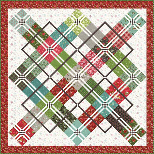 SALE Gone Plaid Quilt PATTERN P154 by Heather Peterson - Riley Blake Designs - INSTRUCTIONS Only - 10" Square/Layer Cake Friendly