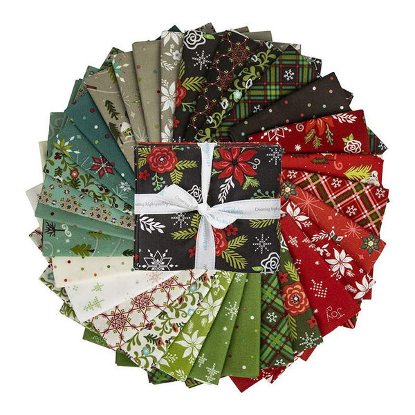 SALE Winter Wonder Fat Quarter Bundle - 30 Pieces - Riley Blake Designs - Pre cut Precut - Christmas - Quilting Cotton Fabric