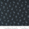 34" End of Bolt - SALE Too Cute to Spook Double Trouble 22424 Black Tonal - Moda Fabrics - Halloween Polka Dot Dotted-Quilting Cotton Fabric