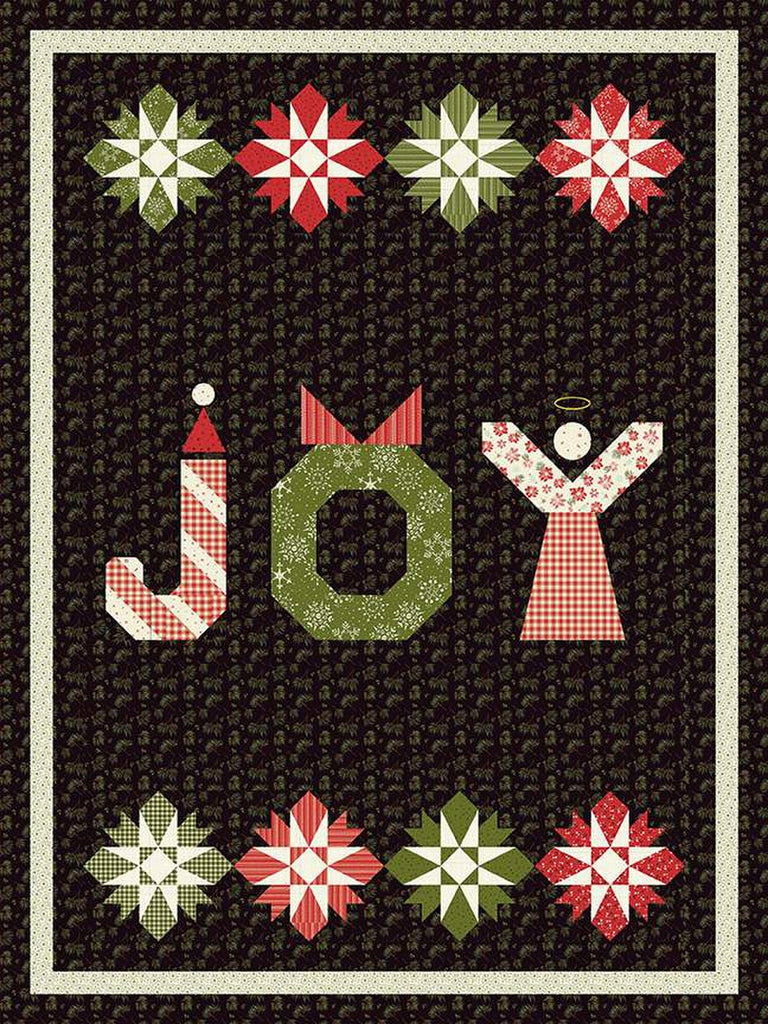 SALE Sandy Gervais Be Joyful Quilt PATTERN P157 - Riley Blake Designs - INSTRUCTIONS Only - Adel in Winter