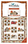 SALE Fall Barn Quilts 2.5-Inch Rolie Polie Jelly Roll 40-Piece Riley Blake Designs - Precut Bundle - Autumn Barns - Quilting Cotton Fabric