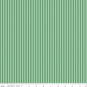 SALE Prairie Ticking C12306 Alpine - Riley Blake Designs - Stripes Striped Stripe - Lori Holt - Quilting Cotton Fabric