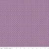 SALE Prairie Cabin C12309 Heirloom Plum - Riley Blake Designs - Geometric Flowers Diamonds Dots - Lori Holt - Quilting Cotton Fabric