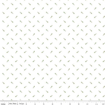 SALE Prairie Family C12316 Basil - Riley Blake Designs - Geometric - Lori Holt - Quilting Cotton Fabric
