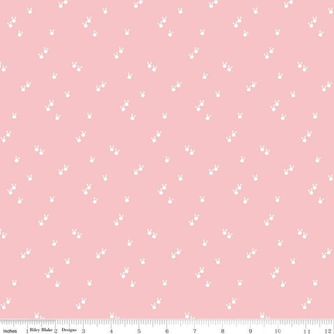 Seasonal Basics Bunnies C656 Pink - Riley Blake Designs - Easter Spring - Quilting Cotton Fabric