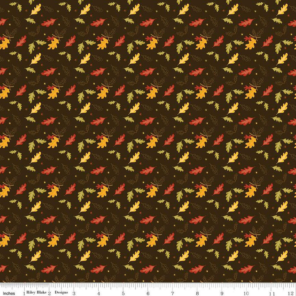 Awesome Autumn Leaves C12173 Raisin by Riley Blake Designs - Fall Leaf - Quilting Cotton Fabric