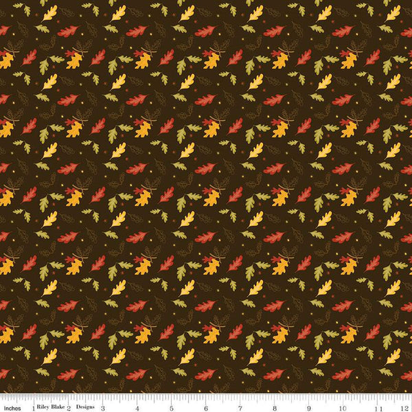 Awesome Autumn Leaves C12173 Raisin by Riley Blake Designs - Fall Leaf - Quilting Cotton Fabric