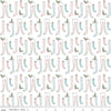 SALE Pixie Noel 2 Stockings C12112 White - Riley Blake Designs - Christmas - Quilting Cotton Fabric