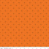 SALE Awesome Autumn Ditsy C12176 Orange - Riley Blake Designs - Fall Geometric Flowers Diamonds - Quilting Cotton Fabric