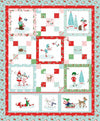 Pixie Noel 2 Panel P12120 - Riley Blake Designs - Christmas Pixies Animals Winter - Quilting Cotton Fabric