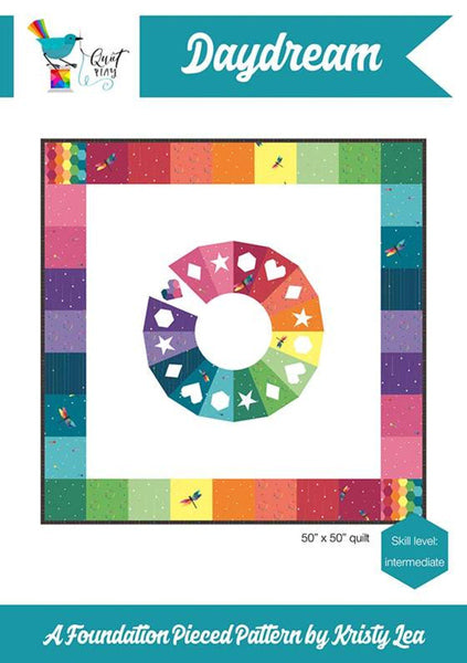 SALE Kristy Lea Daydream Quilt PATTERN P160 - Riley Blake Designs - INSTRUCTIONS Only - Foundation Piecing