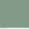 Emma Gown C12215 Dark Green by Riley Blake Designs - Floral Flowers Leaves - Quilting Cotton Fabric
