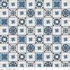 DEAL Winter Barn Quilts Blocks C12081 Parchment - Riley Blake Designs - PRINTED Star Quilt Blocks - Quilting Cotton Fabric