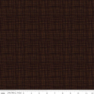 SALE Texture C610 Mocha - Riley Blake Designs - Sketched Tone-on-Tone Irregular Grid - Quilting Cotton Fabric