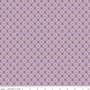 SALE Prairie Heritage C12302 Heirloom Plum - Riley Blake Designs - Floral Flowers - Lori Holt - Quilting Cotton Fabric