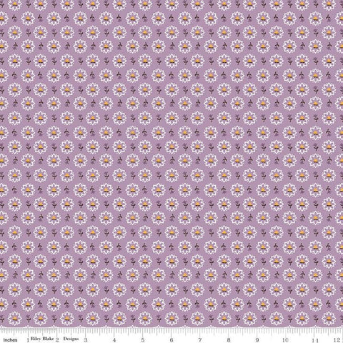 Prairie Heritage C12302 Heirloom Plum by Riley Blake Designs - Floral Flowers - Lori Holt - Quilting Cotton Fabric