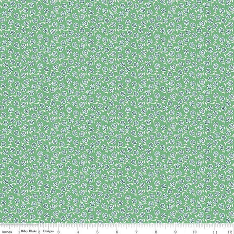 CLEARANCE Prairie Wildflowers C12305 Alpine by Riley Blake Designs - Floral Flowers - Lori Holt - Quilting Cotton Fabric