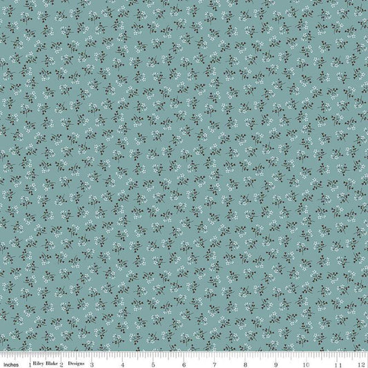 SALE Prairie Bonnet C12307 Heirloom Cottage - Riley Blake Designs - Floral Flowers - Lori Holt - Quilting Cotton Fabric