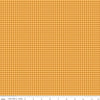 SALE Prairie Homespun Heirloom Daisy Yellow Printed Gingham Fabric C12308 - Lori Holt Riley Blake Quilting Cotton Fabric