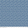 SALE Prairie Memories C12312 Denim - Riley Blake Designs - Floral Flowers - Lori Holt - Quilting Cotton Fabric