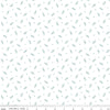 SALE Prairie Fiddle C12320 Teal - Riley Blake Designs - Floral Flowers Dots - Lori Holt - Quilting Cotton Fabric