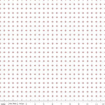 DEAL Prairie Pinafore C12321 Schoolhouse Red - Riley Blake Designs - Geometric - Lori Holt - Quilting Cotton Fabric
